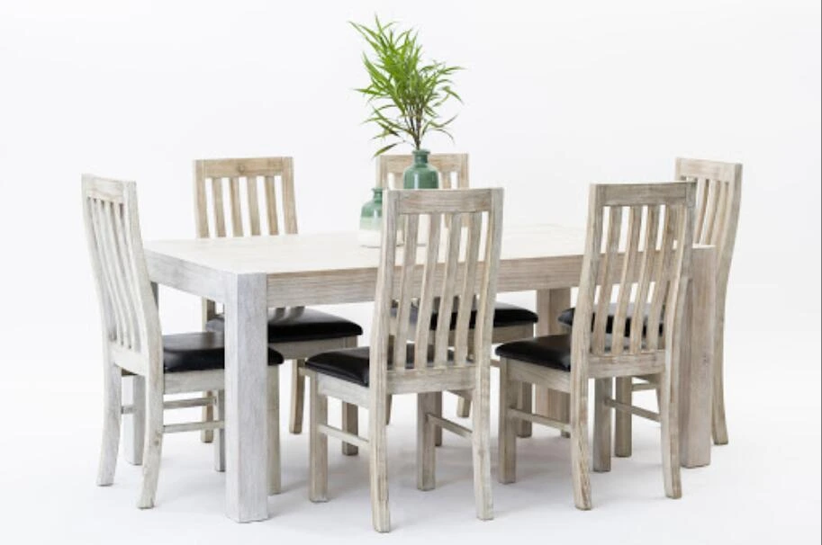 🍽️ Jake 7-Piece Dining Suite – Rent to Own in NZ from Just $31.50/Week