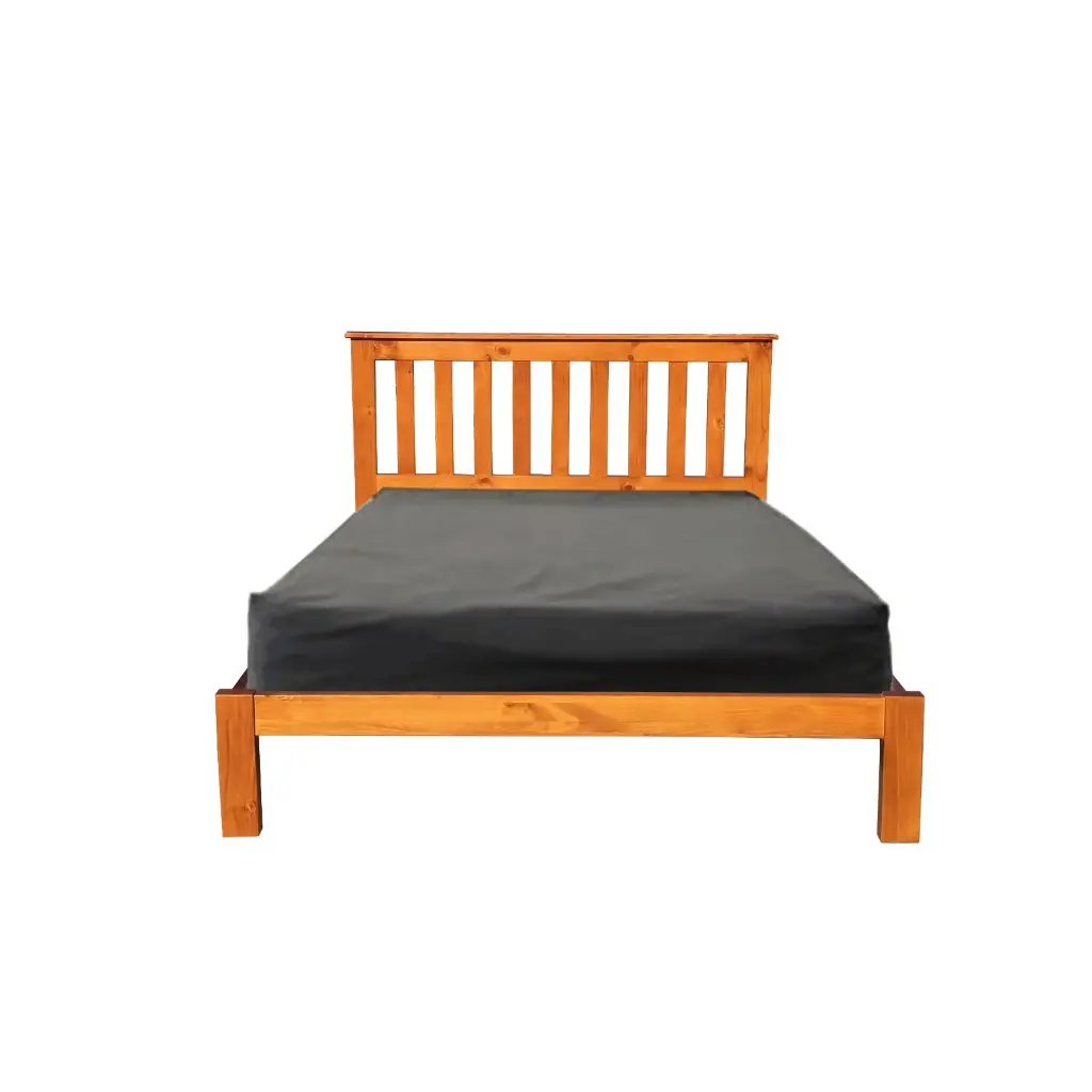 🛏️ Classic Honey Bed & Mattress – Only $26.50/Week!