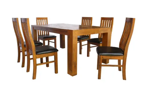 🍴 Dylan 7-Piece Dining Suite (1.8m) – Just $32.99/Week!