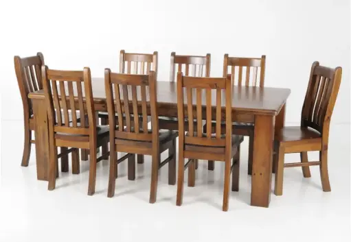 🍽️ Troy 9-Piece Dining Table Set – Family Dining at Just $35.50/Week!