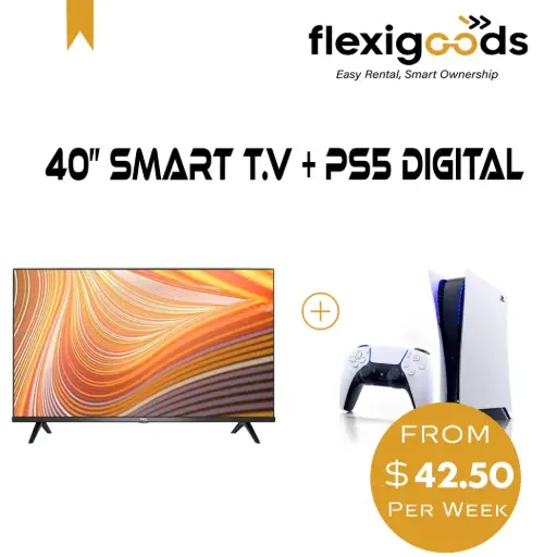 🎮 40" Smart TV + PS5 Digital – From Just $46.50/Week!